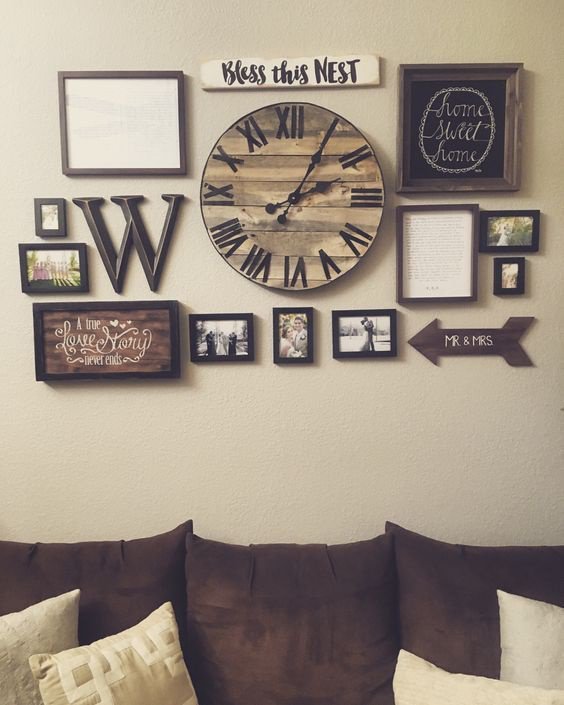 How to Decorate Around a Large Wall Clock